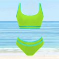 thumbnail image 7 of TEVEQ Tankini Swimsuits for Women Tummy Control Swimsuits for Women 2 Piece with Short Women's Two Swimsuit High Waisted Contrasting Colors Bikini Sets Double Shoulder Bathing Suits for 2024, 7 of 7