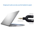 thumbnail image 4 of HEVIRGO 3.5mm Earphone Microphone Audio Splitter U Shape 1 to 2 Stereo Converter Adapter, 4 of 9