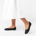 thumbnail image 6 of DREAM PAIRS Women's Wide Ballet Flats, Foldable Knit Flats with Arch Support, Comfortable Dressy and Casual Shoes for Work or Office, 6 of 7