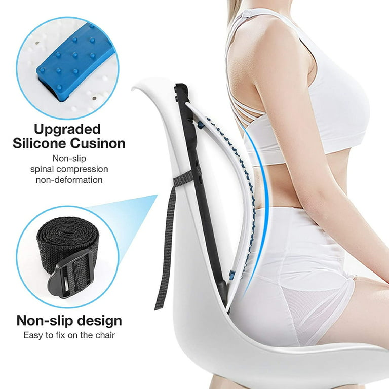 Moocoo Lower Back Pain Relief Device with Magnet, Multi-Level Back Cracker  and Massager, Lumbar Supp…See more Moocoo Lower Back Pain Relief Device