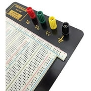 2390 Tie Point Solderless Breadboard with 4 Binding Posts, Metal Backplate