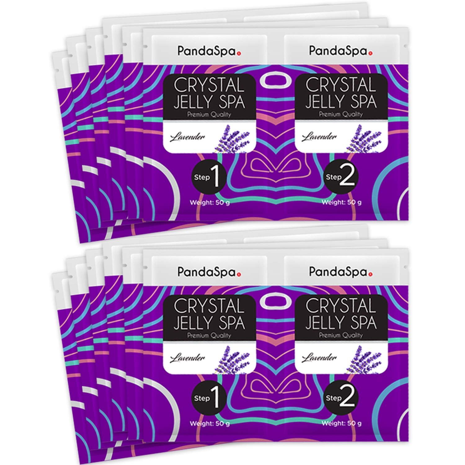 Pandaspa Crystal Jelly for Pedicure Spa Foot Bath Soak and exfoliate