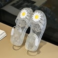 thumbnail image 6 of Staki Sandals for Girls Closed Toe Hollow Out Flat Sandals for Toddler Comfortable Lightweight Non Slip Crystal Shoes(White,12 Little Kids), 6 of 6