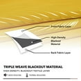 thumbnail image 3 of Deconovo Kitchen Curtains for Small Window, Silver Wave Foil Printed,Grommet Top Drapes (42 x 45 inch, Mellow Yellow, 2 Panels), 3 of 8