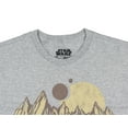 thumbnail image 4 of Star Wars Men's Welcome To Tatooine Distressed Adult Short Sleeve T-Shirt, 4 of 5
