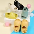 thumbnail image 2 of Pantuflas de coco para niños Boca de pez Sandalias de playa al aire libre con velcro para niños, 2 of 6
