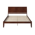 thumbnail image 3 of Portland King Solid Wood Platform Bed in Walnut, 3 of 14