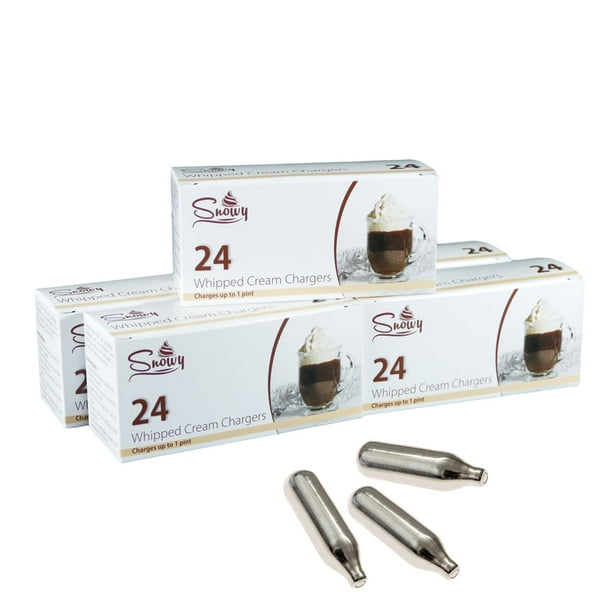 Snowy 120 Pack Whipped Cream N2O Chargers