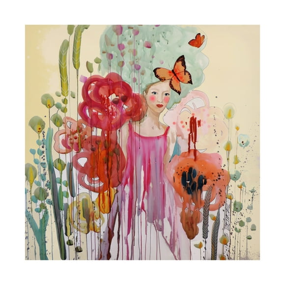 Sylvie Demers 'Les Temps Presents' Canvas Art