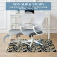thumbnail image 3 of Office Chair Mat for Hardwood Floor Floral 36"x48" Computer Gaming Chair Mat Anti-Slip Office Rugs Floor Protector for Rolling Chairs Under Desk Rug for Home Office, 3 of 5