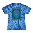 thumbnail image 1 of Wild Bobby, Neon Celtic Cross, Inspirational/Christian, Tie-Dye Tees, Spiral Royal, Large, 1 of 3