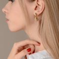 thumbnail image 2 of Lancharmed Gold Plated Earrings for Womens Trendy,Water Drop Pendant Earring Gifts for Mom, 2 of 8
