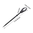 thumbnail image 2 of LOLIPPYY Lampe de Rue à Induction Solaire Métal Noir Éclairage de Nuit Terrasse 1Pcs, 2 of 7