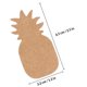 thumbnail image 2 of OUNONA 300Ud Tarjetas Forma Piña Para Exhibir Joyas Y Aretes En Papel Kraft Marrón Claro, 2 of 5