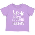 thumbnail image 3 of Inktastic Life is Better with Chickens Boys or Girls Toddler T-Shirt, 3 of 5