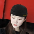 thumbnail image 2 of Bonnet Citrouille Hip Hop Mode Unisexe Sans Bord (Orange), 2 of 4
