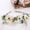 3, variant on KuKuZhu Flower Headband Spring Bohemian Flower Crowns Floral Garland Faux Rose Wedding Wreaths Braided Hair Vine Headpiece Hair Ornament