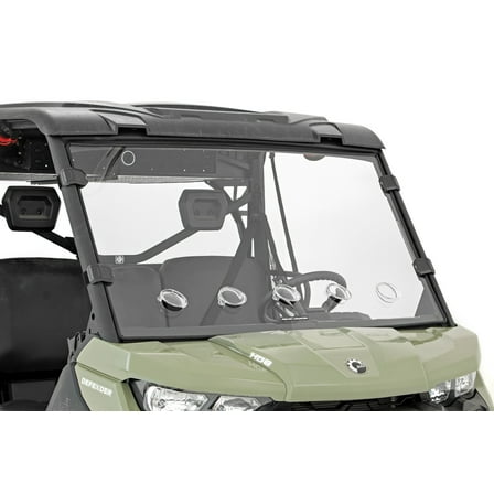 Rough Country Full Front Vented Windshield for Can-Am Defender - 98262030