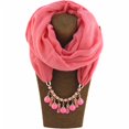 thumbnail image 1 of LaMaxPa 2019 New Fashion Women Solid Jewelry Pendant Chiffon Scarf Pearl Shawls and Wraps Soft Female Accessories 65Colors, 1 of 4