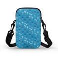 thumbnail image 2 of HELLHERO Adjustable Strap Adjustable Crossbody Bag Polyester, Trendy Underarm Shoulder Bag, Paw Prints Bone Patterns, 2 of 7