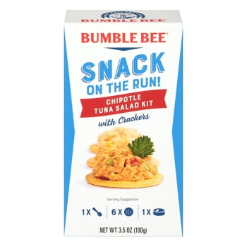 Bumble Bee Snack On The Run Chipotle Tuna Salad with Crackers Kit, 3.5 oz