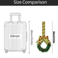 thumbnail image 6 of Hand Weaving 23.6Inch Cabinet Wreaths For Kitchen With Ribbon Bows Red Berry Small Window Wreath For Window Door Christmas Party Decorations Summer Door Decoration, 6 of 6