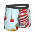 thumbnail image 3 of Daiia Funny Christmas Gnome Men's Underwear Boxer Briefs, Cotton Stretch Moisture-Wicking Underwear-Small, 3 of 9