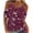 Red, variant on Crew Neck Womens Basic Shirts Short Sleeve Spaghetti Strap Casual T-Shirts Solid Color Loose Tees Womens Summer Tops