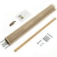 thumbnail image 2 of XtremepowerUS 4' x 12' ft Pool Fence See-Thru 5-Section Pool Fence Long Removable Child Safety Fence Barrier Pool Mesh Fence, Beige, 2 of 6
