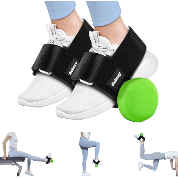 Dumbbell Foot Attachment for Leg Workout, Dumbbell Attachment Straps, Tibialis Trainer, Ankle Straps for Dumbbells, Dumbbell Foot Strap for Weight Lifting,Shin Splint,Hamstring Curls,Leg extensions