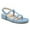 Sky Blue, variant on FSJ Women Split Round Toe Platform Thong Sandals T Strap Buckled Platforms Summer Beach Holiday Daily Shoes Size 8 Sandy Brown