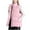 Pink, variant on Womens Oversized Puffer Vest Stand Collar Full Zip Sleeveless Bubble Puffer Vest Quilted Padded Warm Coat Outwear Black,L