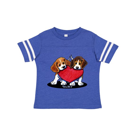 Inktastic Beagle Heartfelt Duo Boys or Girls Toddler T-Shirt