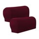 thumbnail image 1 of Fundas de reposabrazos elásticas de felpa para sofá, sillón, protector de muebles, funda elástica Rojo, 1 of 9
