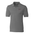 thumbnail image 2 of Men's Cutter & Buck Steel Texas Tech Red Raiders Vault Advantage Tri-Blend Pique Big & Tall Polo, 2 of 3