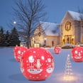 thumbnail image 4 of GOOHOCHY Decoración de la bola de Navidad inflable Giant de la fiesta de Navidad, 4 of 8
