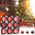 thumbnail image 3 of PENGXIANG Christmas Decor 6cm/9pcs Christmas Tree Ball Home Holiday Party Window Hang Colorful Ball, 3 of 6