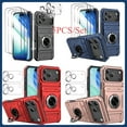 thumbnail image 2 of Elegant Choise for iPhone 17 Pro/17 Pro Max Case 5 Piece Set - With 3x Screen Protectors & 2x Camera Lens Protectors, 2 of 19