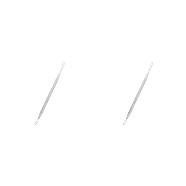 Seitruly Extractor de comedones y espinillas para adultos, reutilizable, lavable, para acné, Spa, recogedor de espinillas, suministros de Tipo 6 2piezas