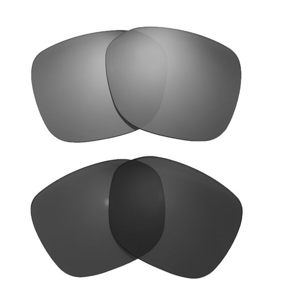 Walleva Polarized Titanium   Black Replacement Lenses For Oakley Proxy Sunglasses