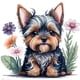 thumbnail image 1 of Resina Diamante JShteea Serie Animal Cachorro 30*30CM Colorido, 1 of 9