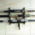 thumbnail image 2 of jifeng Samurai Stand Bracket Storage Hanger Holder Japanese Samurai Support 3 Tiers 35x40cm, 2 of 9