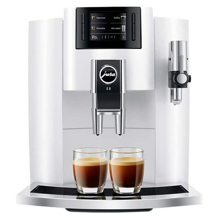 

Jura E8 Automatic Espresso Machine | Piano White