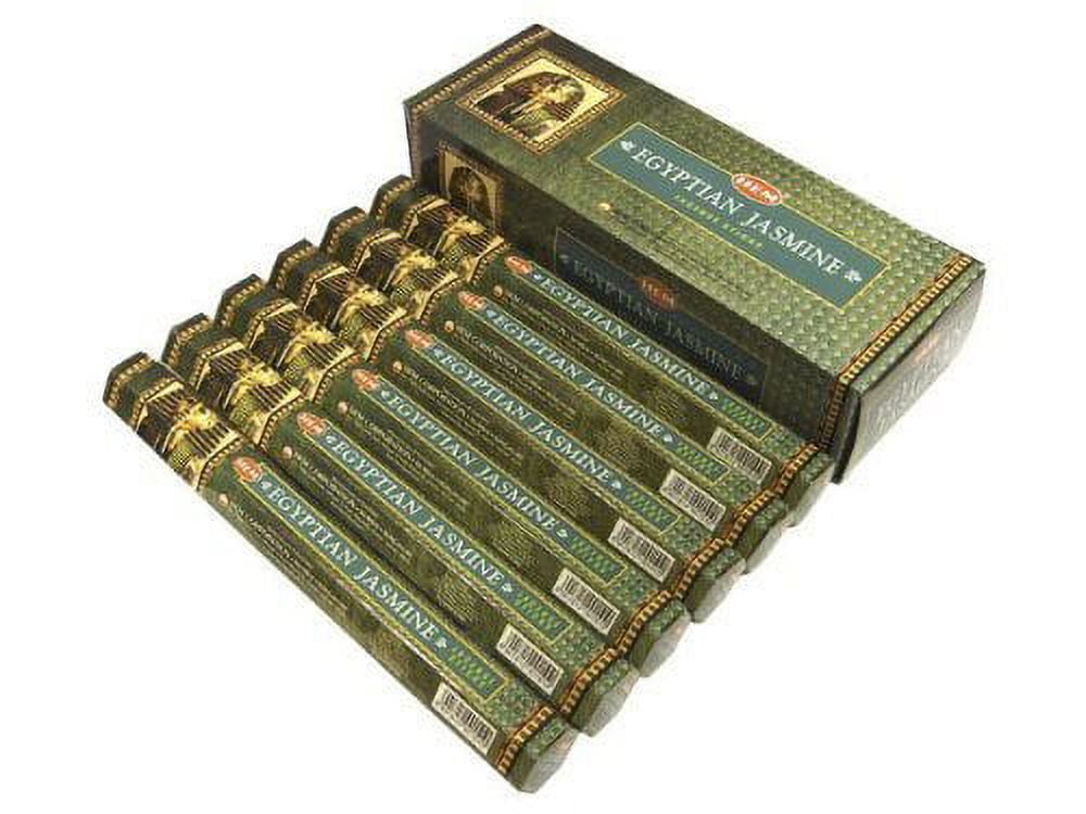 HEM Räucherstäbchen 'Precious Musk', 120 Stück – Intensiver Moschusduft, 6er Pack, Grün