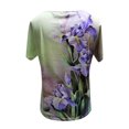 thumbnail image 4 of Puntoco Tallas grandes Mujer Manga corta Impreso Cuello en V Tops Camiseta Blusa Puntoco Puntoco-2359, 4 of 5