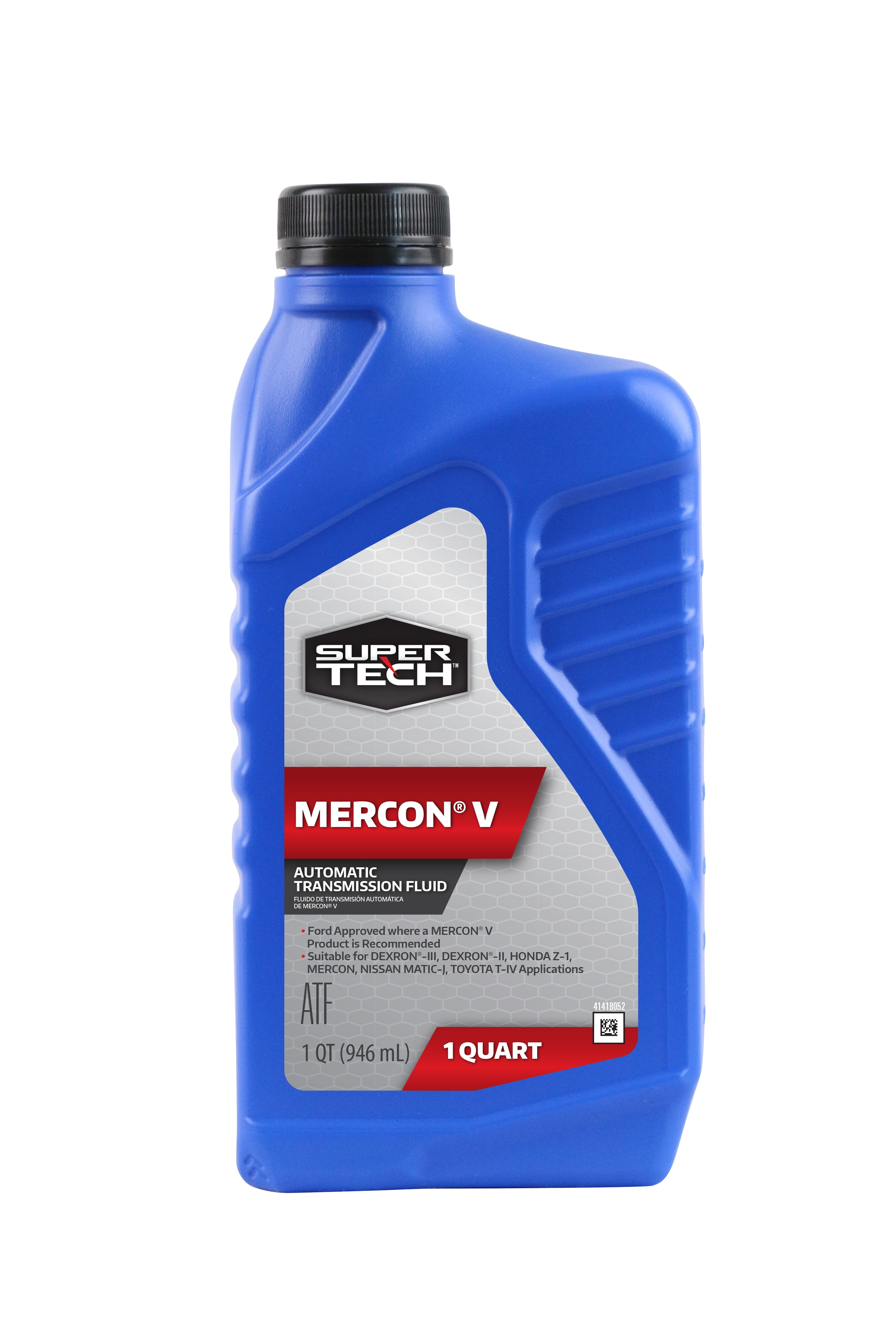 Super Tech MERCON V Automatic Transmission Fluid, 1 Quart