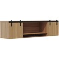 thumbnail image 2 of Safco 72 72" x 15" x 18" - Drawer(s)2 Door(s) - Material: Particleboard, Laminate, Wood Door - Finish: Sand Dune, Laminate, Black Powder Coat, 2 of 4