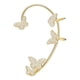 thumbnail image 4 of Minnieouse Elegantes aretes de plata para mujer - Exquisitos y atemporales aretes estilo estrella sin orificios para los oídos Clips para los Oro (derecha) 10piezas, 4 of 6