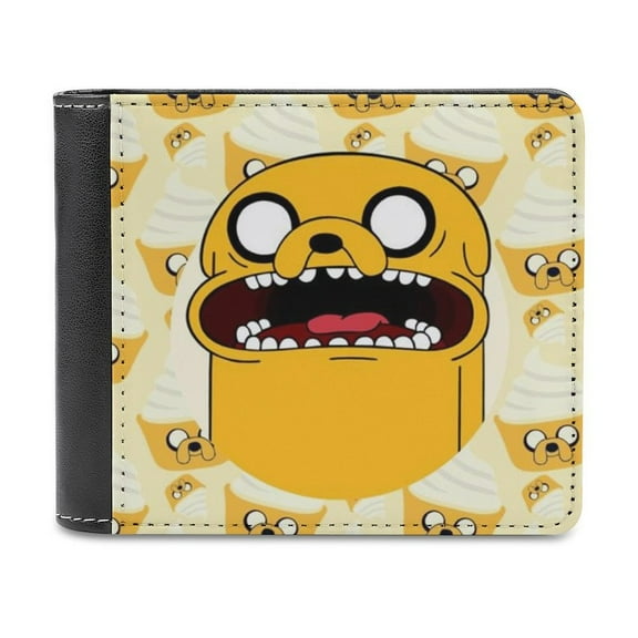 Adventure Time Slim Bifold Wallet Purse Leather Wallets for Men Women Card Holder Wallets - Thin & Stylish