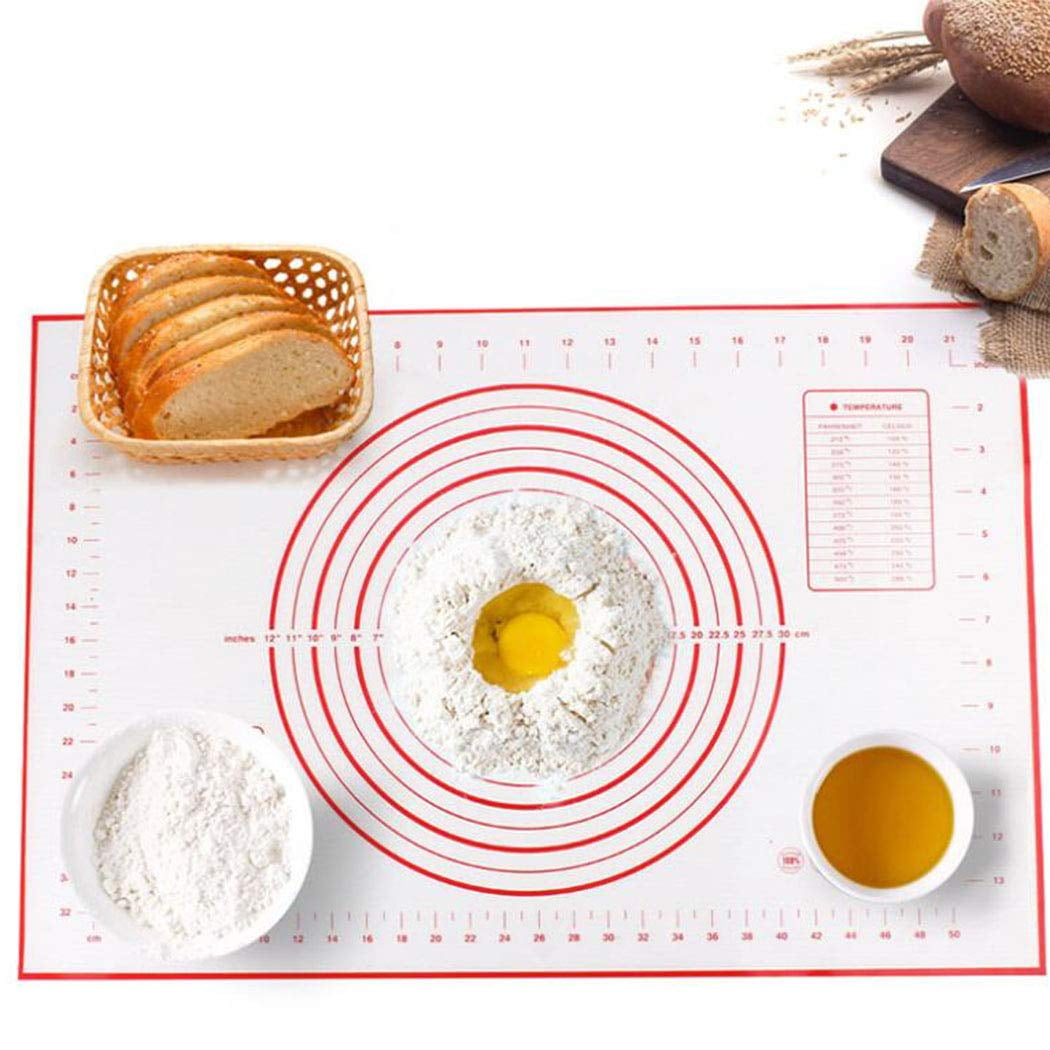 Silicone Heat Resistant Baking Mat NonSlip Pastry Mat for Rolling